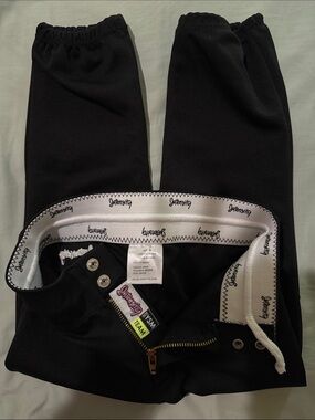 Intensity Black Girls’ Softball Pants with Branded Waistband- Youth S